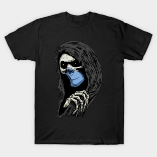 Grim Reaper Wearing Mask T-Shirt